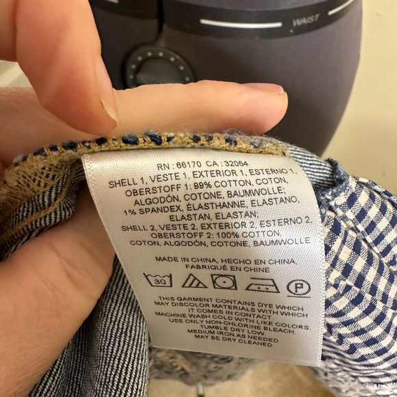 Pilcro and the letterpress Denim Jacket with eyelet trim  size small - Picture 12 of 13